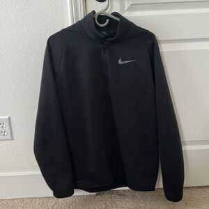 Men's Nike black dri-fit quarter zip